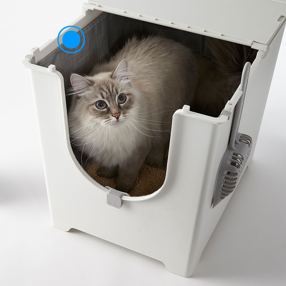 Modkat cat litter outlet box